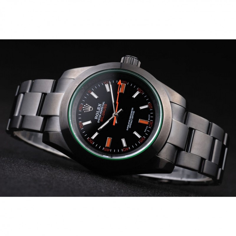 Dial Rolex Milgauss Pro-Hunter tintado verde Saphire Negro – Replicas  relojes suizos